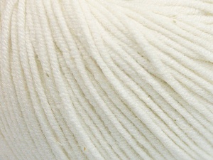 Fiber Content 50% Acrylic, 50% Cotton, White, Brand Ice Yarns, Yarn Thickness 3 Light DK, Light, Worsted, fnt2-65002