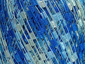 Trellis Fiber Content 100% Polyester, Brand Ice Yarns, Blue Shades, Yarn Thickness 5 Bulky Chunky, Craft, Rug, fnt2-65063