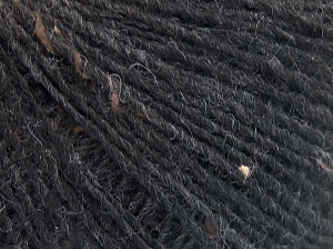 Composition 50% Laine, 40% Acrylique, 10% Viscose, Brand Ice Yarns, Black, Yarn Thickness 2 Fine Sport, Baby, fnt2-65084