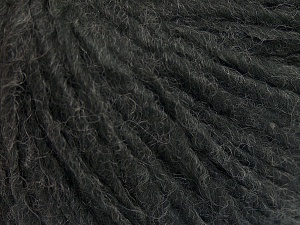 Fiber Content 50% Merino Wool, 25% Acrylic, 25% Alpaca, Brand Ice Yarns, Anthracite Black, Yarn Thickness 5 Bulky Chunky, Craft, Rug, fnt2-65172