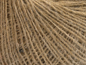 Composition 50% Laine, 40% Acrylique, 10% Viscose, Brand Ice Yarns, Dark Camel, Yarn Thickness 2 Fine Sport, Baby, fnt2-65447