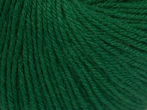 Fiber Content 40% Merino Wool, 40% Acrylic, 20% Polyamide, Brand Ice Yarns, Dark Green, Yarn Thickness 2 Fine Sport, Baby, fnt2-65575