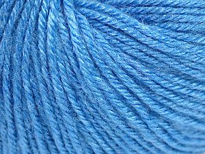 Fiber Content 40% Merino Wool, 40% Acrylic, 20% Polyamide, Light Blue, Brand Ice Yarns, Yarn Thickness 2 Fine Sport, Baby, fnt2-65581