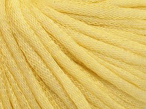 Fiber Content 67% Cotton, 33% Polyamide, Light Yellow, Brand Ice Yarns, Yarn Thickness 4 Medium Worsted, Afghan, Aran, fnt2-65772
