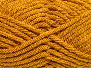 Fiber Content 100% Acrylic, Brand Ice Yarns, Gold, Yarn Thickness 6 SuperBulky Bulky, Roving, fnt2-65834