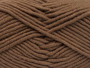 Fiber Content 50% Merino Wool, 50% Acrylic, Brand Ice Yarns, Brown, Yarn Thickness 5 Bulky Chunky, Craft, Rug, fnt2-65943