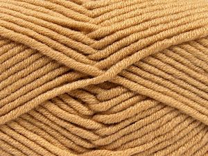 Fiber Content 50% Merino Wool, 50% Acrylic, Light Brown, Brand Ice Yarns, Yarn Thickness 5 Bulky Chunky, Craft, Rug, fnt2-65946