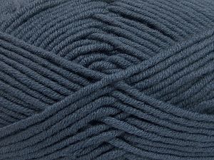 Fiber Content 50% Merino Wool, 50% Acrylic, Brand Ice Yarns, Dark Smoke Blue, Yarn Thickness 5 Bulky Chunky, Craft, Rug, fnt2-65953