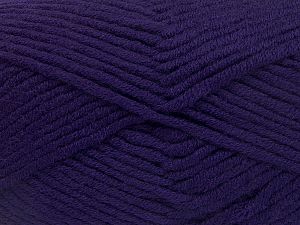 Fiber Content 50% Merino Wool, 50% Acrylic, Purple, Brand Ice Yarns, Yarn Thickness 5 Bulky Chunky, Craft, Rug, fnt2-65958