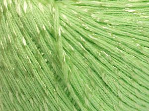 Fiber Content 70% Mercerised Cotton, 30% Viscose, Light Green, Brand Ice Yarns, Yarn Thickness 2 Fine Sport, Baby, fnt2-65988