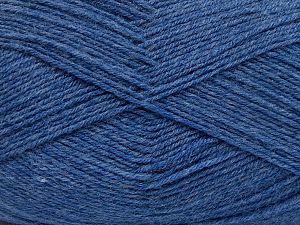 Fiber Content 60% Merino Wool, 40% Acrylic, Jeans Blue, Brand Ice Yarns, Yarn Thickness 2 Fine Sport, Baby, fnt2-66048