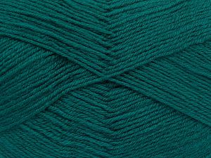 Fiber Content 60% Merino Wool, 40% Acrylic, Brand Ice Yarns, Emerald Green, Yarn Thickness 2 Fine Sport, Baby, fnt2-66050
