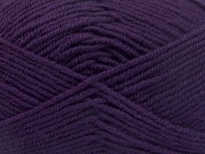 Fiber Content 60% Merino Wool, 40% Acrylic, Purple, Brand Ice Yarns, Yarn Thickness 3 Light DK, Light, Worsted, fnt2-66086