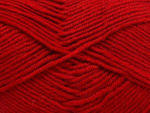 Fiber Content 60% Merino Wool, 40% Acrylic, Red, Brand Ice Yarns, Yarn Thickness 3 Light DK, Light, Worsted, fnt2-66087