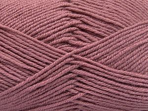 Fiber Content 60% Merino Wool, 40% Acrylic, Rose Pink, Brand Ice Yarns, Yarn Thickness 3 Light DK, Light, Worsted, fnt2-66092