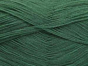 Very thin yarn. It is spinned as two threads. So you will knit as two threads. Yardage information is for only one strand. Fiber Content 100% Acrylic, Mint Green, Brand Ice Yarns, Dark Mint Green, Yarn Thickness 1 SuperFine Sock, Fingering, Baby, fnt2-66141