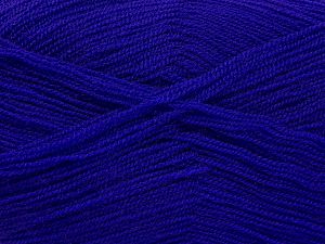 Very thin yarn. It is spinned as two threads. So you will knit as two threads. Yardage information is for only one strand. Composition 100% Acrylique, Purple, Brand Ice Yarns, Yarn Thickness 1 SuperFine Sock, Fingering, Baby, fnt2-66171