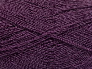Very thin yarn. It is spinned as two threads. So you will knit as two threads. Yardage information is for only one strand. Fiber Content 100% Acrylic, Lavender, Brand Ice Yarns, Yarn Thickness 1 SuperFine Sock, Fingering, Baby, fnt2-66176