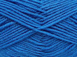 Fiber Content 60% Merino Wool, 40% Acrylic, Brand Ice Yarns, Blue, Yarn Thickness 2 Fine Sport, Baby, fnt2-66541