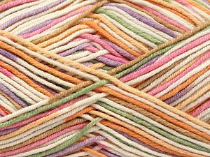 Fiber Content 50% Acrylic, 50% Cotton, Pink, Lilac, Brand Ice Yarns, Green, Gold, Cream, Brown, Yarn Thickness 2 Fine Sport, Baby, fnt2-66584
