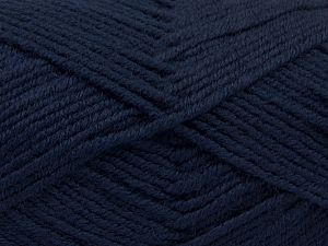 Fiber Content 60% Merino Wool, 40% Acrylic, Navy, Brand Ice Yarns, Yarn Thickness 3 Light DK, Light, Worsted, fnt2-66586