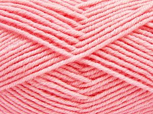 Fiber Content 60% Merino Wool, 40% Acrylic, Brand Ice Yarns, Baby Pink, Yarn Thickness 3 Light DK, Light, Worsted, fnt2-66590