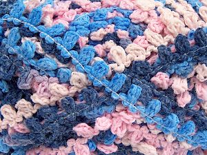 Composition 50% Polyamide, 50% Acrylique, Pink Shades, Brand Ice Yarns, Blue Shades, Yarn Thickness 6 SuperBulky Bulky, Roving, fnt2-66620