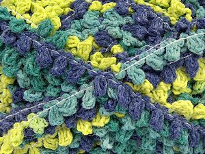 Composition 50% Polyamide, 50% Acrylique, Jeans Blue, Brand Ice Yarns, Green Shades, Yarn Thickness 6 SuperBulky Bulky, Roving, fnt2-66623