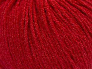 Modal is a type of yarn which is mixed with the silky type of fiber. It is derived from the beech trees. Ä°Ã§erik 55% Modal, 45% Akrilik, Red, Brand Ice Yarns, Yarn Thickness 3 Light DK, Light, Worsted, fnt2-66710 