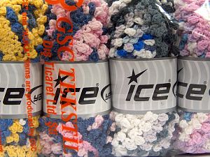 Composition 50% Polyamide, 50% Acrylique, Mixed Lot, Brand Ice Yarns, Yarn Thickness 6 SuperBulky Bulky, Roving, fnt2-66791 