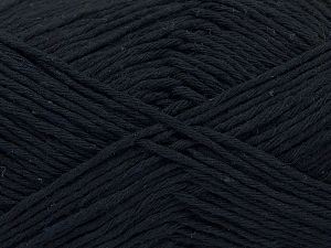 Fiber Content 100% Cotton, Brand Ice Yarns, Anthracite Black, Yarn Thickness 4 Medium Worsted, Afghan, Aran, fnt2-66805