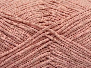 Fiber Content 100% Cotton, Brand Ice Yarns, Baby Pink, Yarn Thickness 4 Medium Worsted, Afghan, Aran, fnt2-66821