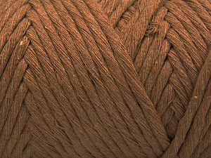 Fiber Content 100% Cotton, Light Brown, Brand Ice Yarns, Yarn Thickness 6 SuperBulky Bulky, Roving, fnt2-66829