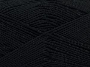 Fiber Content 100% Mercerised Giza Cotton, Brand Ice Yarns, Black, Yarn Thickness 2 Fine Sport, Baby, fnt2-66914