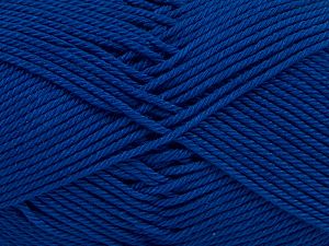 Fiber Content 100% Mercerised Giza Cotton, Royal Blue, Brand Ice Yarns, Yarn Thickness 2 Fine Sport, Baby, fnt2-66951 