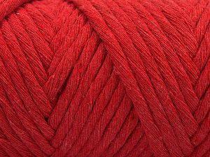 Fiber Content 100% Cotton, Red, Brand Ice Yarns, Yarn Thickness 6 SuperBulky Bulky, Roving, fnt2-67036