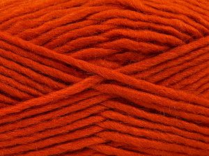 Fiber Content 85% Acrylic, 5% Mohair, 10% Wool, Orange, Brand Ice Yarns, Yarn Thickness 5 Bulky Chunky, Craft, Rug, fnt2-67107