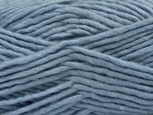 Fiber Content 85% Acrylic, 5% Mohair, 10% Wool, Light Blue, Brand Ice Yarns, Yarn Thickness 5 Bulky Chunky, Craft, Rug, fnt2-67109