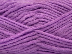 Fiber Content 85% Acrylic, 5% Mohair, 10% Wool, Lilac, Brand Ice Yarns, Yarn Thickness 5 Bulky Chunky, Craft, Rug, fnt2-67115