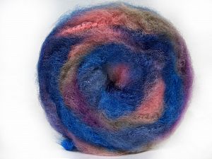 Fiber Content 95% Premium Acrylic, 5% Mohair, Pink, Lilac, Brand Ice Yarns, Camel, Blue Shades, Yarn Thickness 5 Bulky Chunky, Craft, Rug, fnt2-67130