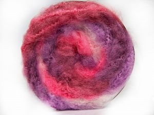 Fiber Content 95% Premium Acrylic, 5% Mohair, Pink Shades, Lilac Shades, Brand Ice Yarns, Yarn Thickness 5 Bulky Chunky, Craft, Rug, fnt2-67131