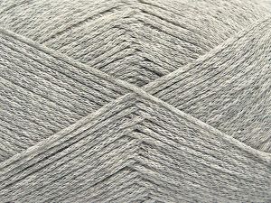 Composition 100% Coton, Light Grey, Brand Ice Yarns, Yarn Thickness 2 Fine Sport, Baby, fnt2-67246