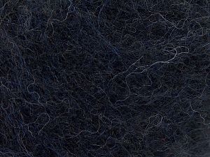 Composition 41% superkid Mohair, 23% Viscose, 23% Polyamide, 2% Élasthanne, 11% Laine mérinos, Navy, Brand Ice Yarns, Black, Yarn Thickness 1 SuperFine Sock, Fingering, Baby, fnt2-67278