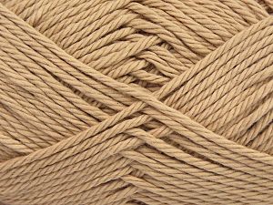Fiber Content 100% Cotton, Brand Ice Yarns, Beige, Yarn Thickness 4 Medium Worsted, Afghan, Aran, fnt2-67329
