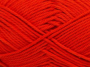 Composition 100% Coton, Brand Ice Yarns, Dark Orange, Yarn Thickness 4 Medium Worsted, Afghan, Aran, fnt2-67334