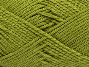 Composition 100% Coton, Light Green, Brand Ice Yarns, Yarn Thickness 4 Medium Worsted, Afghan, Aran, fnt2-67339