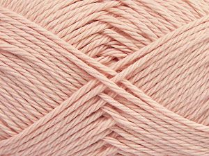 Composition 100% Coton, Brand Ice Yarns, Baby Pink, Yarn Thickness 4 Medium Worsted, Afghan, Aran, fnt2-67341