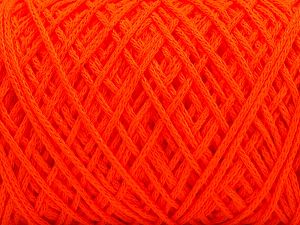 Please be advised that yarn iade made of recycled cotton, and dye lot differences occur. Fiber Content 100% Cotton, Neon Orange, Brand Ice Yarns, fnt2-67536