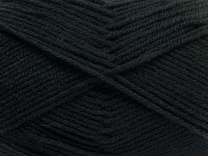 Contenido de fibra 100% BebÃ© de acrÃ­lico, Brand Ice Yarns, Black, fnt2-67791 