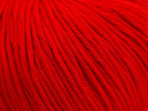 Fiber Content 50% Acrylic, 50% Cotton, Red, Brand Ice Yarns, fnt2-67909